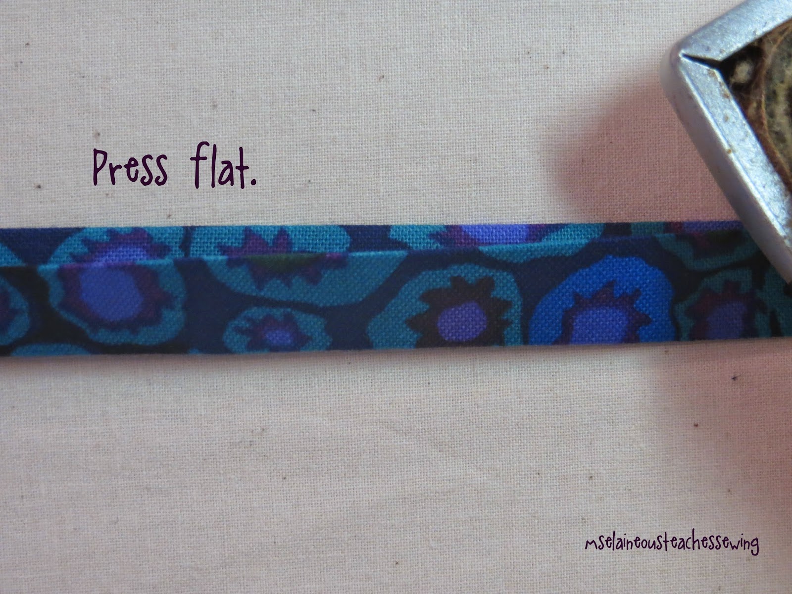 Ms. Elaineous Teaches Sewing How to Make Extra Wide Double Fold Bias Tape