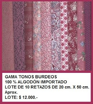 Retacitos Tonos Burdeos