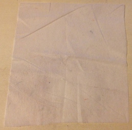 Lay out some iron-on interfacing Lay out some iron-on interfacing