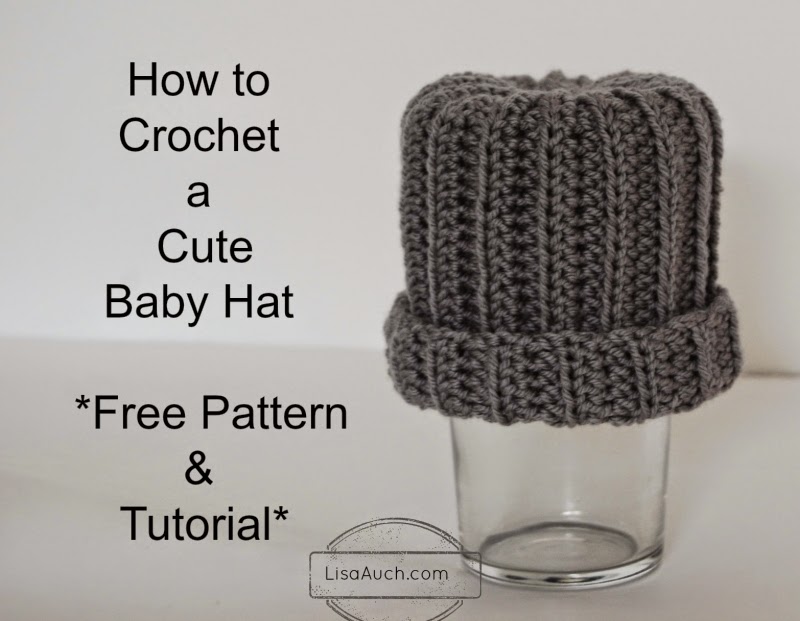 How to Crochet an Easy Baby Hat Free Pattern and Tutorial Ideal for