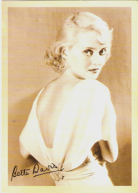 Bette Davis postcard