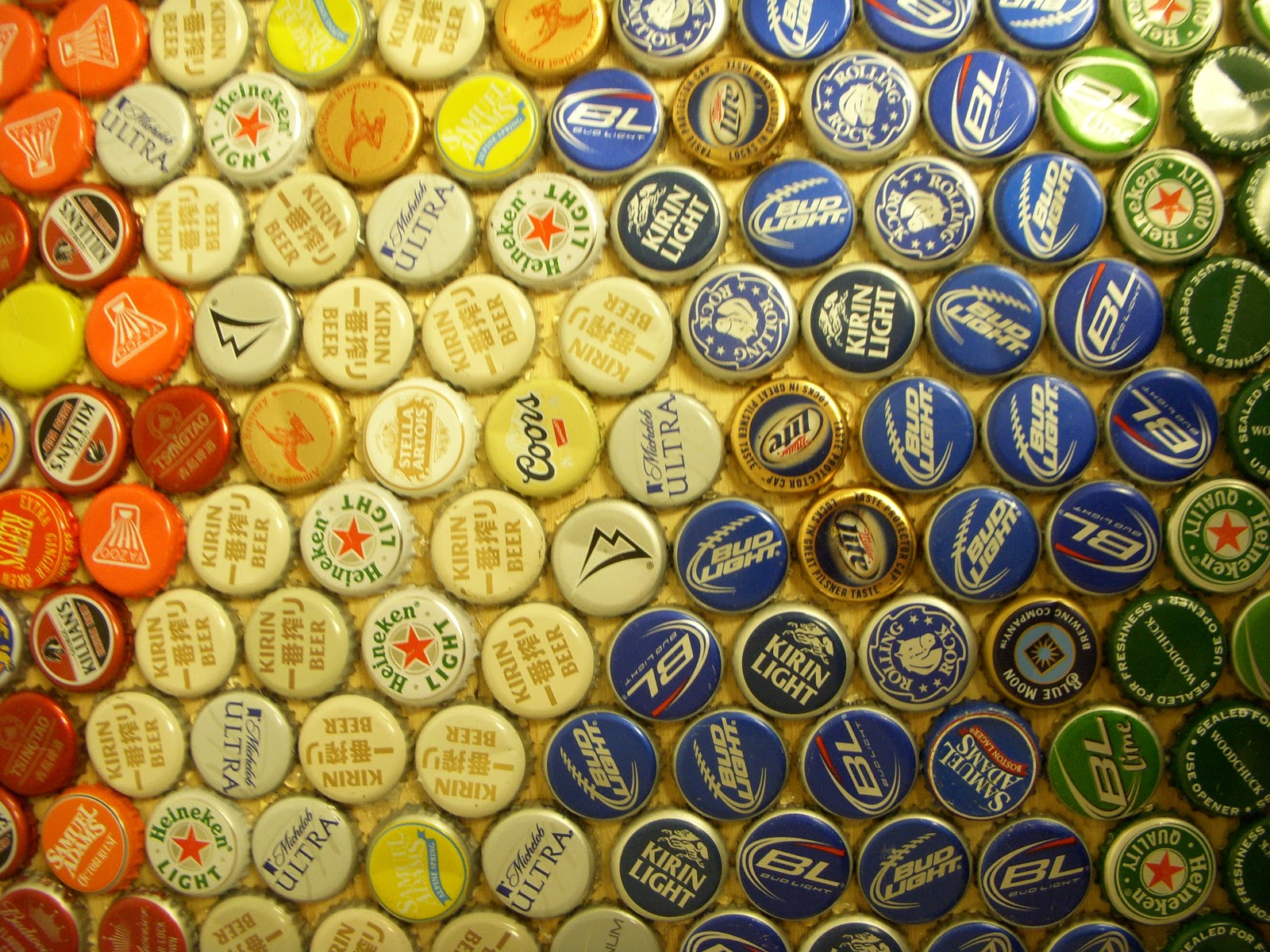 Who'sits and What'sits Beer Bottle Top Table