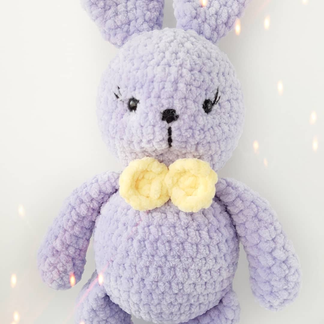 Amigurumi bunny from plush yarn Amigurumi bunny from plush yarn