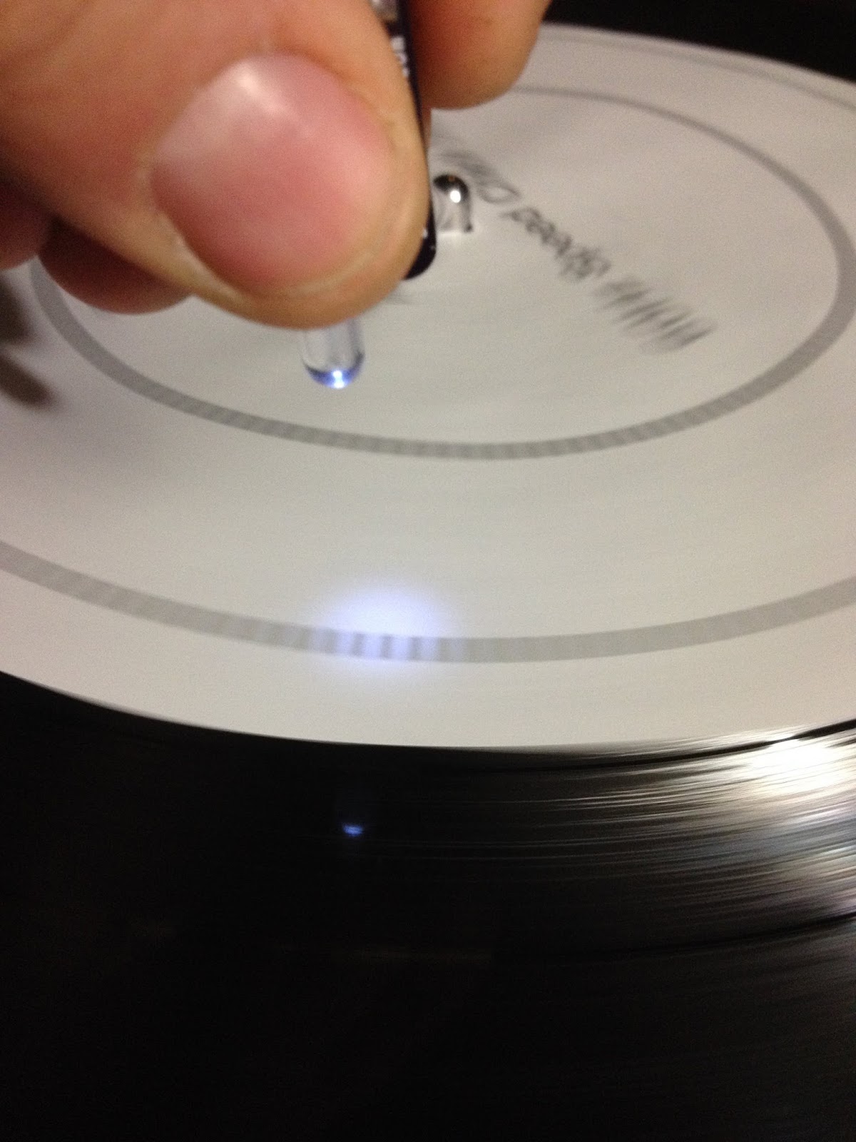 Bot Thoughts Tiny, Portable Turntable Strobe