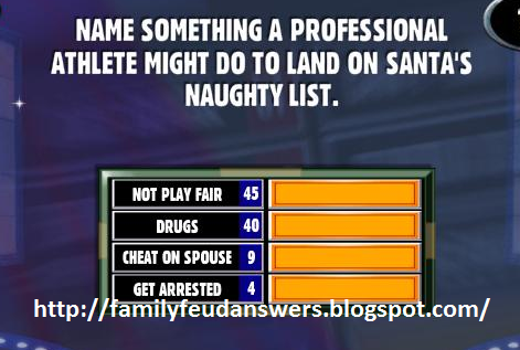 Facebook Family Feud Answers
