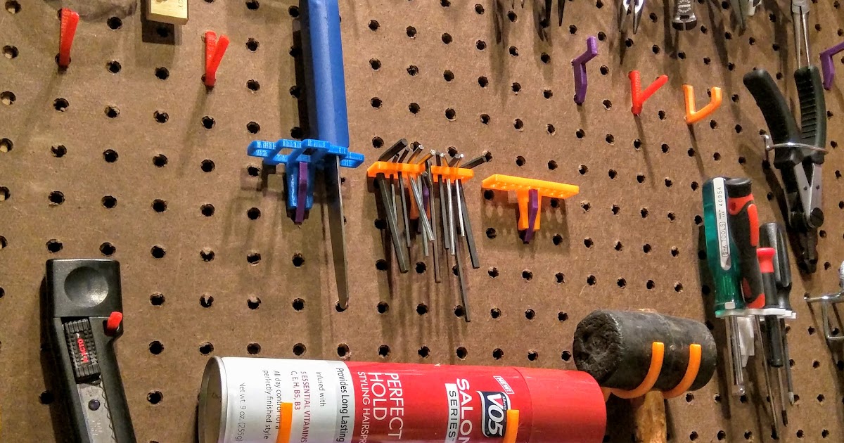 Maker Club Pegboard Makeover With Custom 3D Printed Hooks