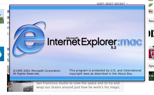 internet explorer 8 for mac
