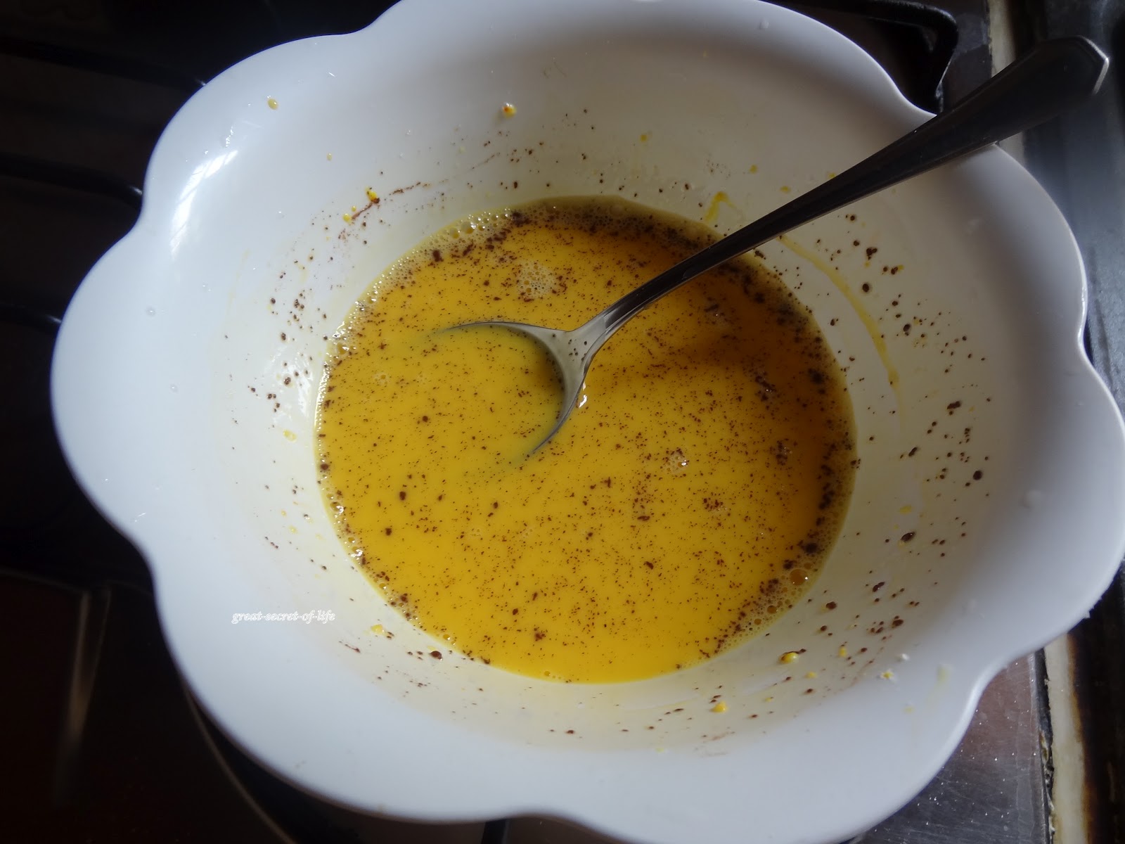 Vegetarian French Toast (with custard powder) Sweeter Version Great