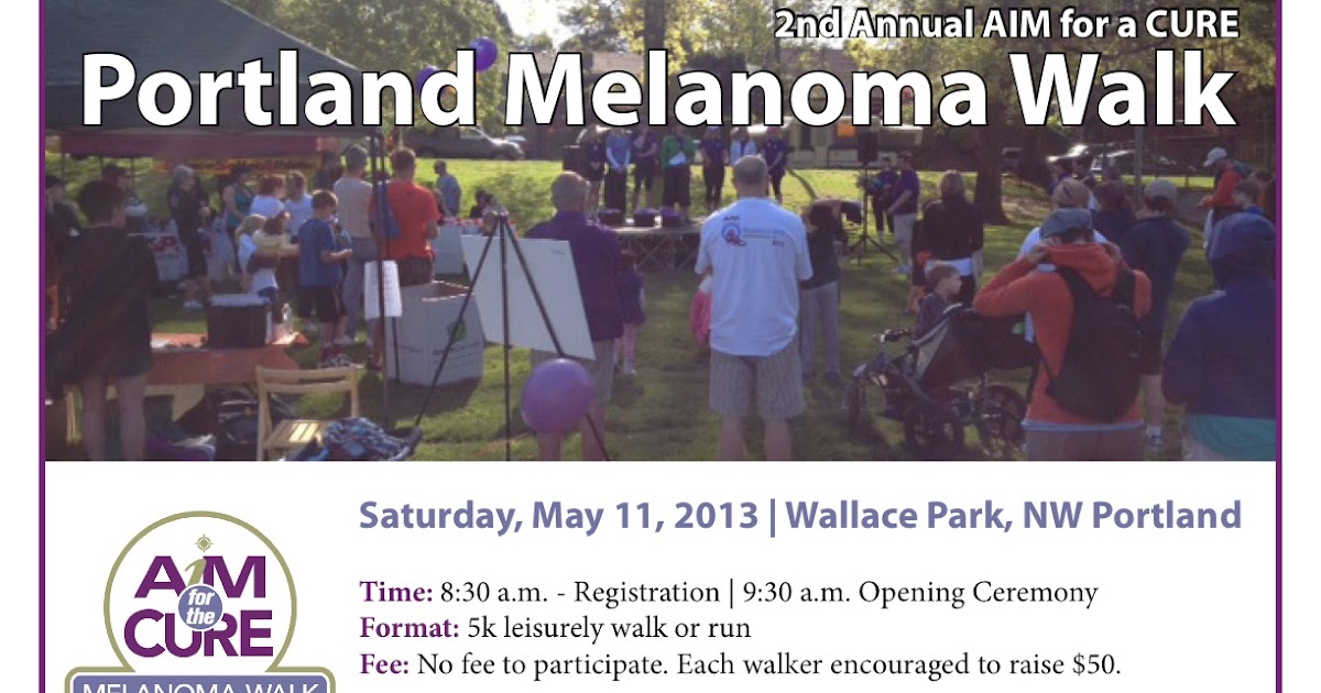 Pretty in Pale Portland Melanoma Walk is two weeks away!