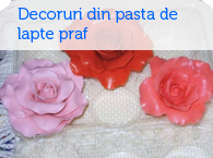 Ornamente din pasta de lapte praf