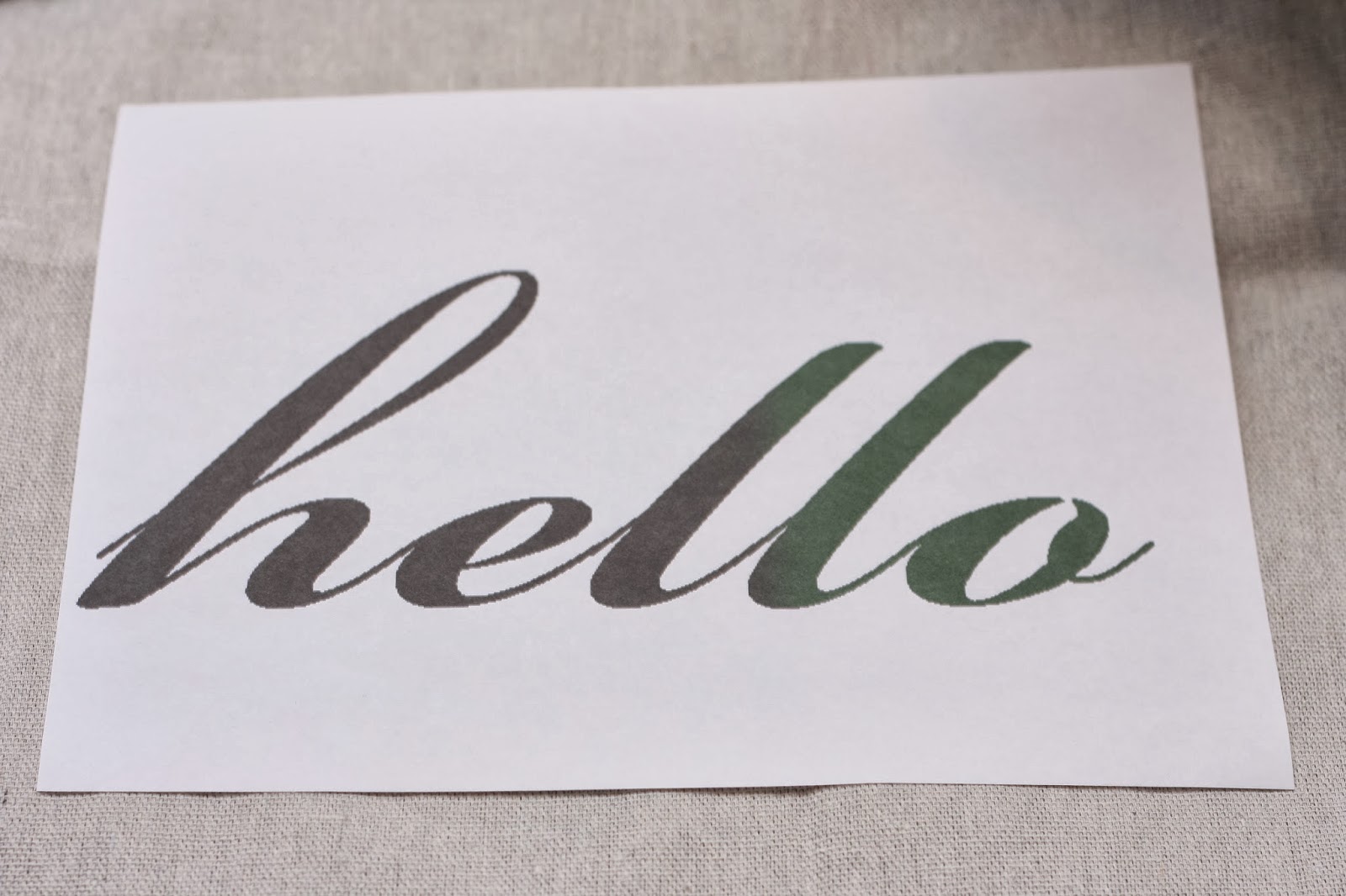 Center it onto your pillow casing and with a permanent Sharpie trace