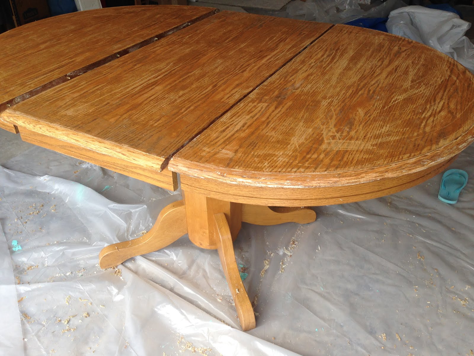 sand and varnish kitchen table