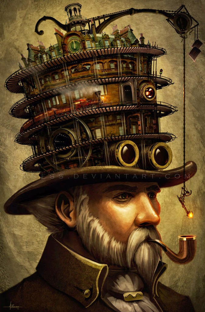 Just A Car Guy I didn't know the other cool steampunk art of Alejandro
