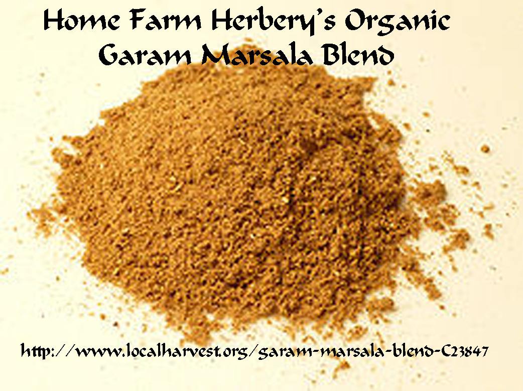 Cooking with Garam Marsala© Home Farm Herbery