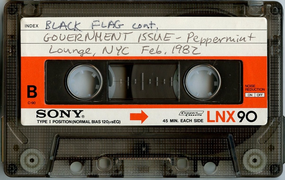 Black Flag at Peppermint Lounge
