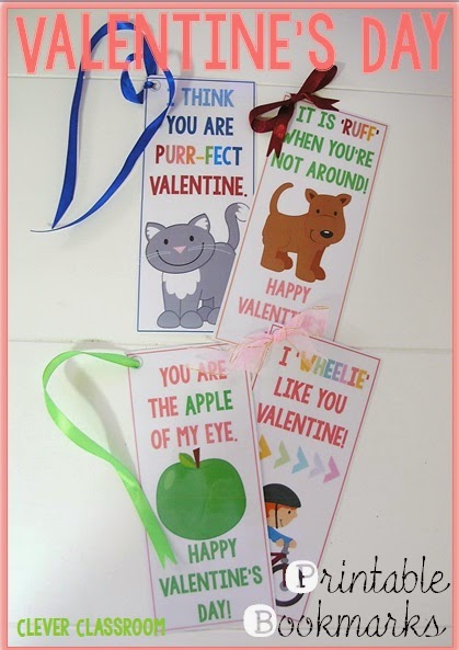 FREE Valentine's Day Bookmarks for kids FREE Valentine's Day Bookmarks for kids