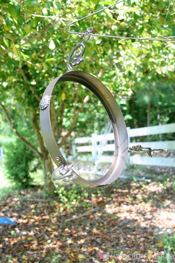 How To Transform a Dated Brass Light Fixture With Paint