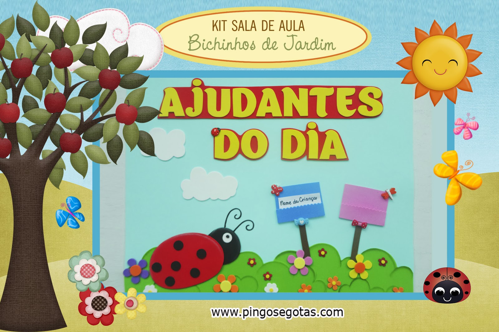 Pingos E Gotas Kit Para Sala De Aula No Tema Bichinhos De Jardim -> Decoracao Da Sala De Aula Infantil Tema Abelhinhas Pingos E Gotas Kit Para Sala De Aula No Tema Bichinhos De Jardim -> Decoracao Da Sala De Aula Infantil Tema Abelhinhas