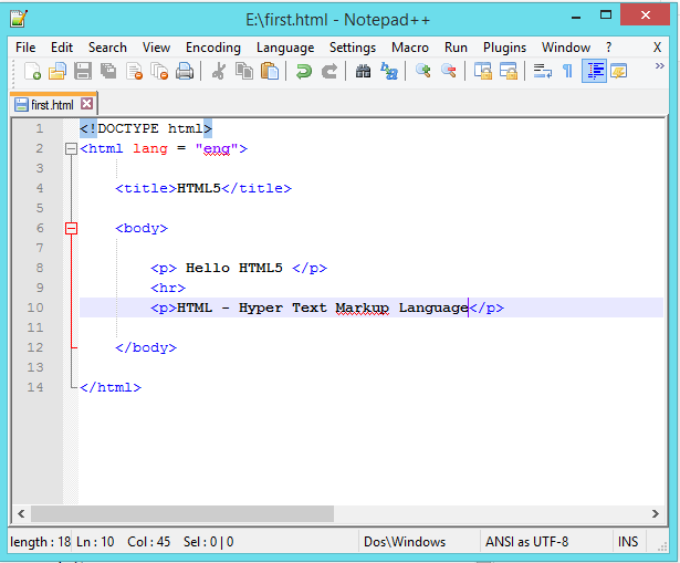 Learn HTML5 HTML5 Tags br , hr , comment , link ,image