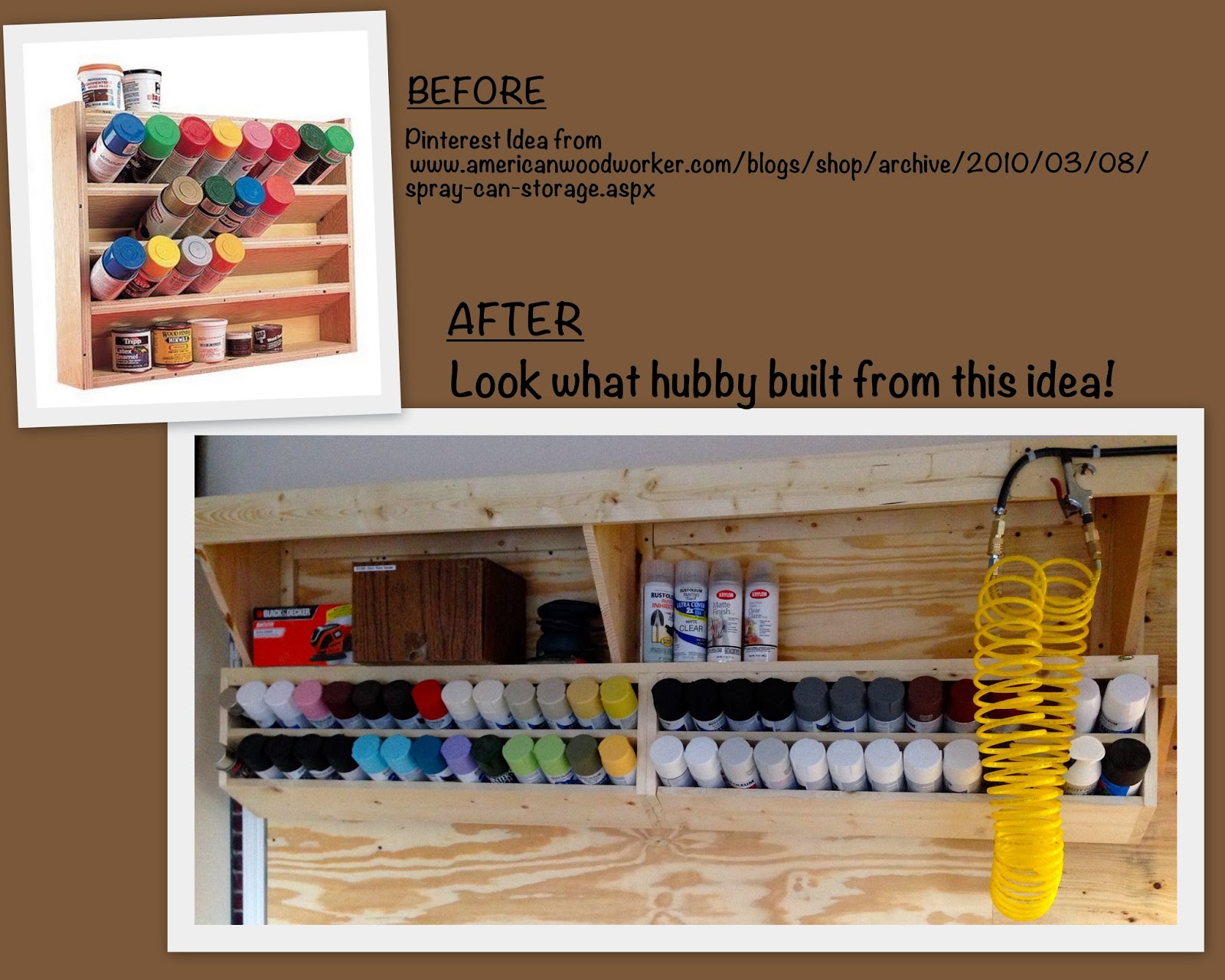Wilker Do's DIY Paint Rack