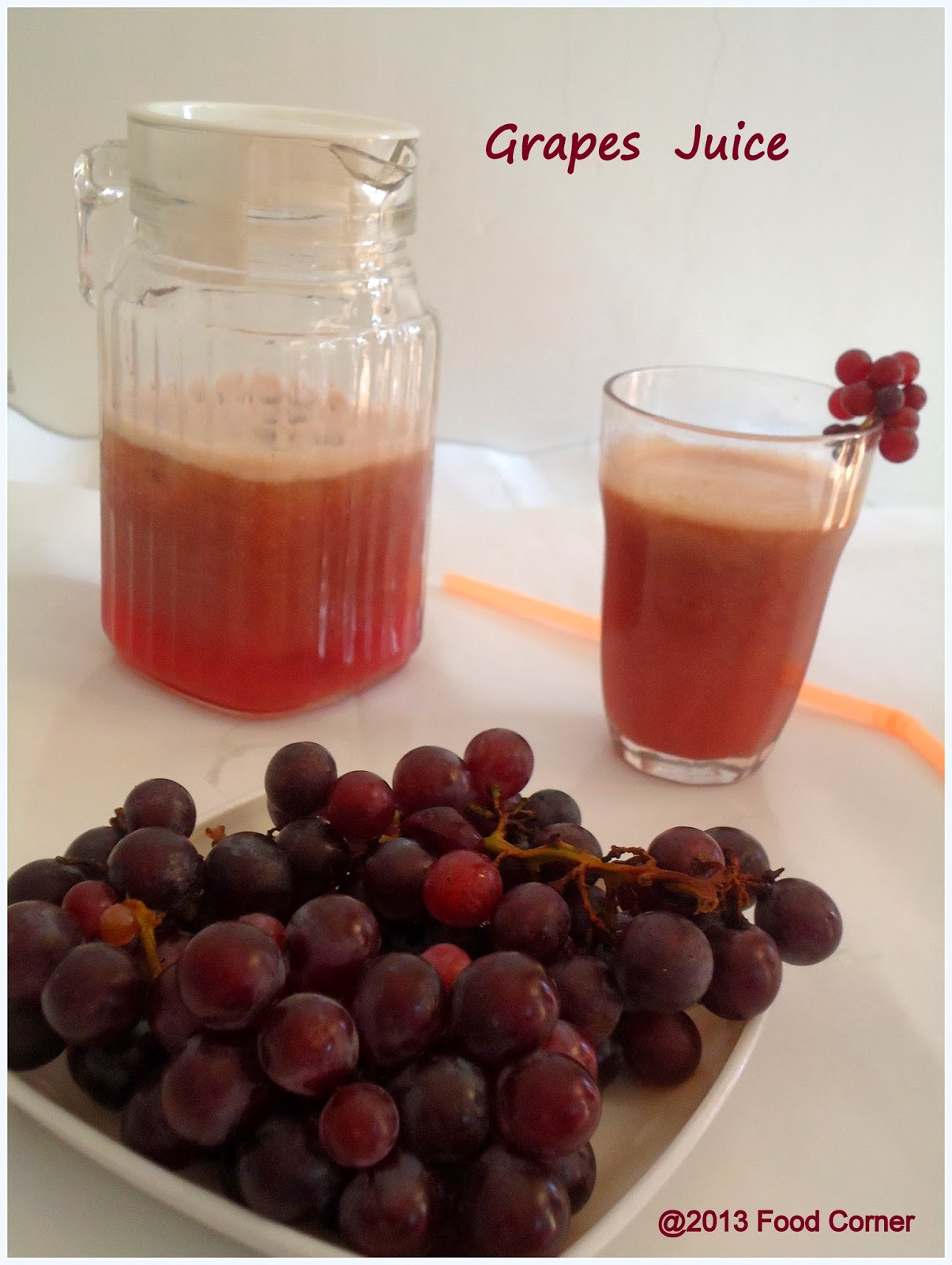 Grape Juice Juice Recipe Healthy Juice Recipe Kiran's Food corner