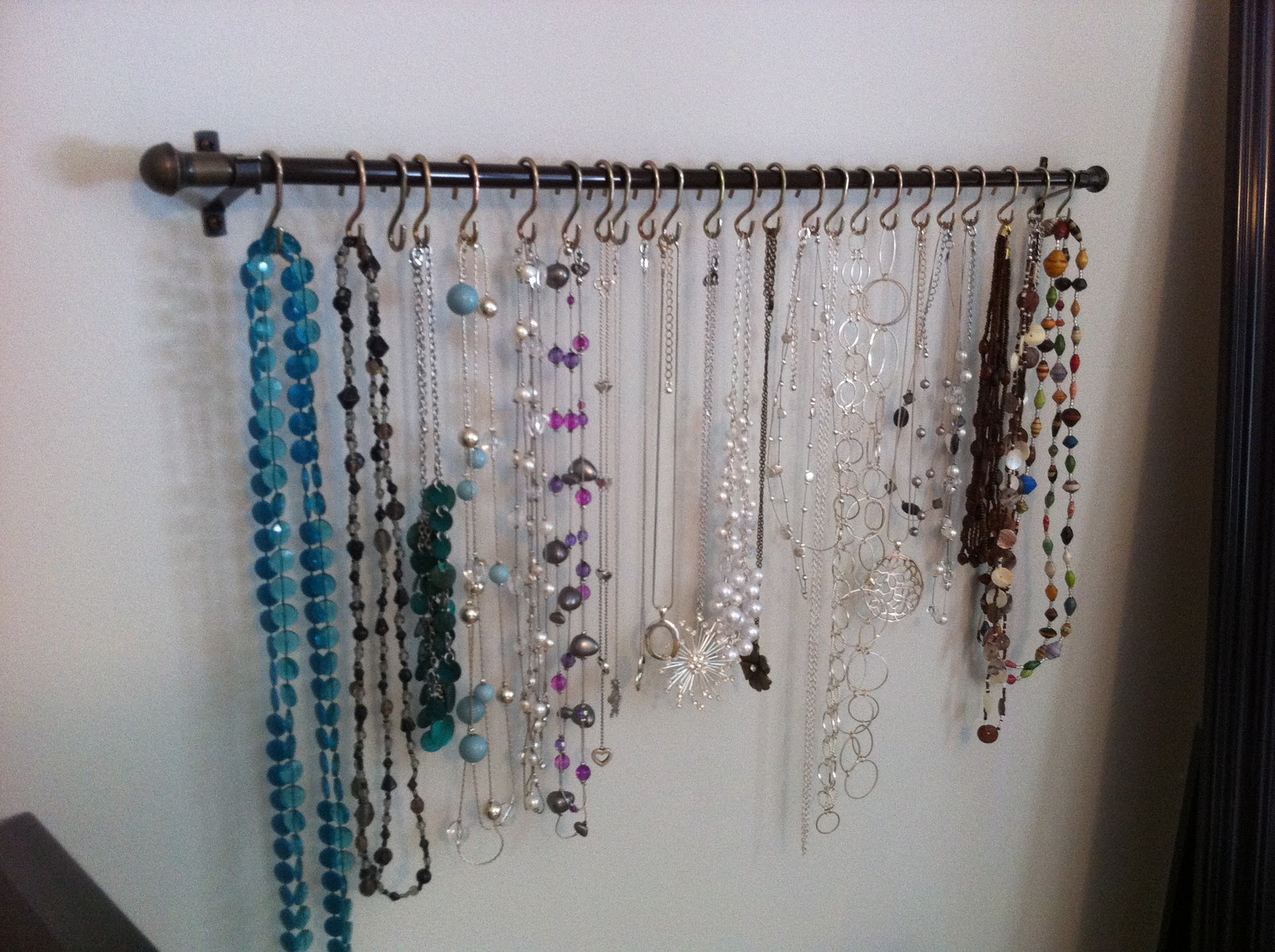 Life of the Kluge's DIY Necklace Rack