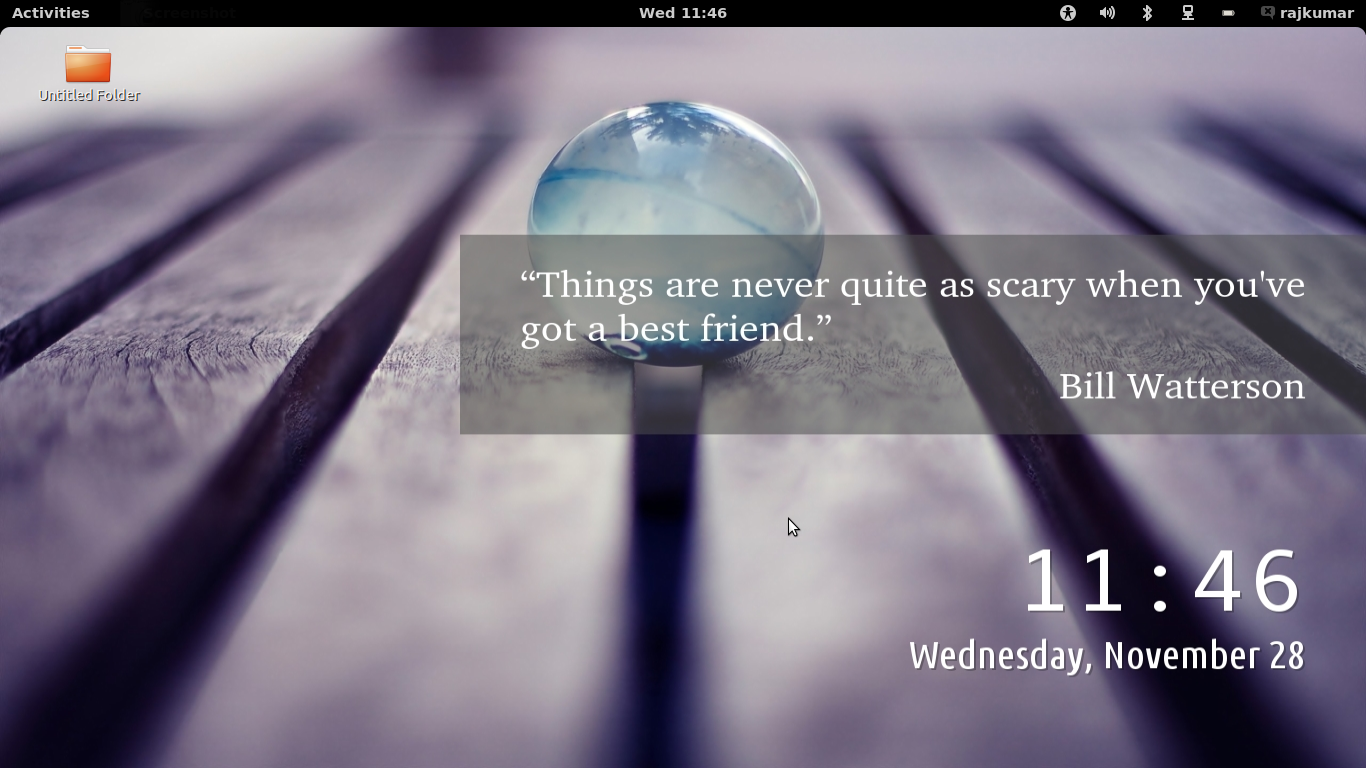 Variety  Wallpaper changer Released with the enhancement of Quote  Support | It's All About Linux