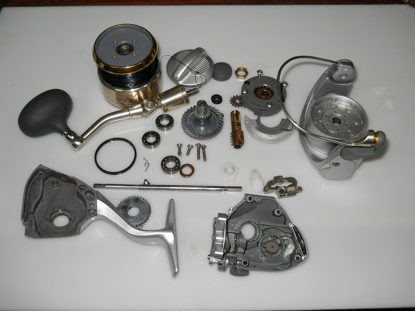 SHIMANO NAVI 8000PG Xeno Reels Service And Repair