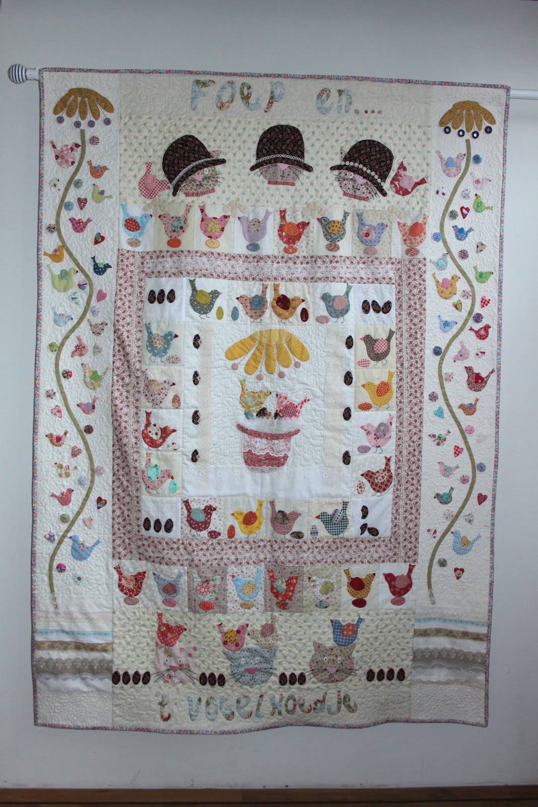 FOEP  EN 'T VOGELHOEDJE QUILT