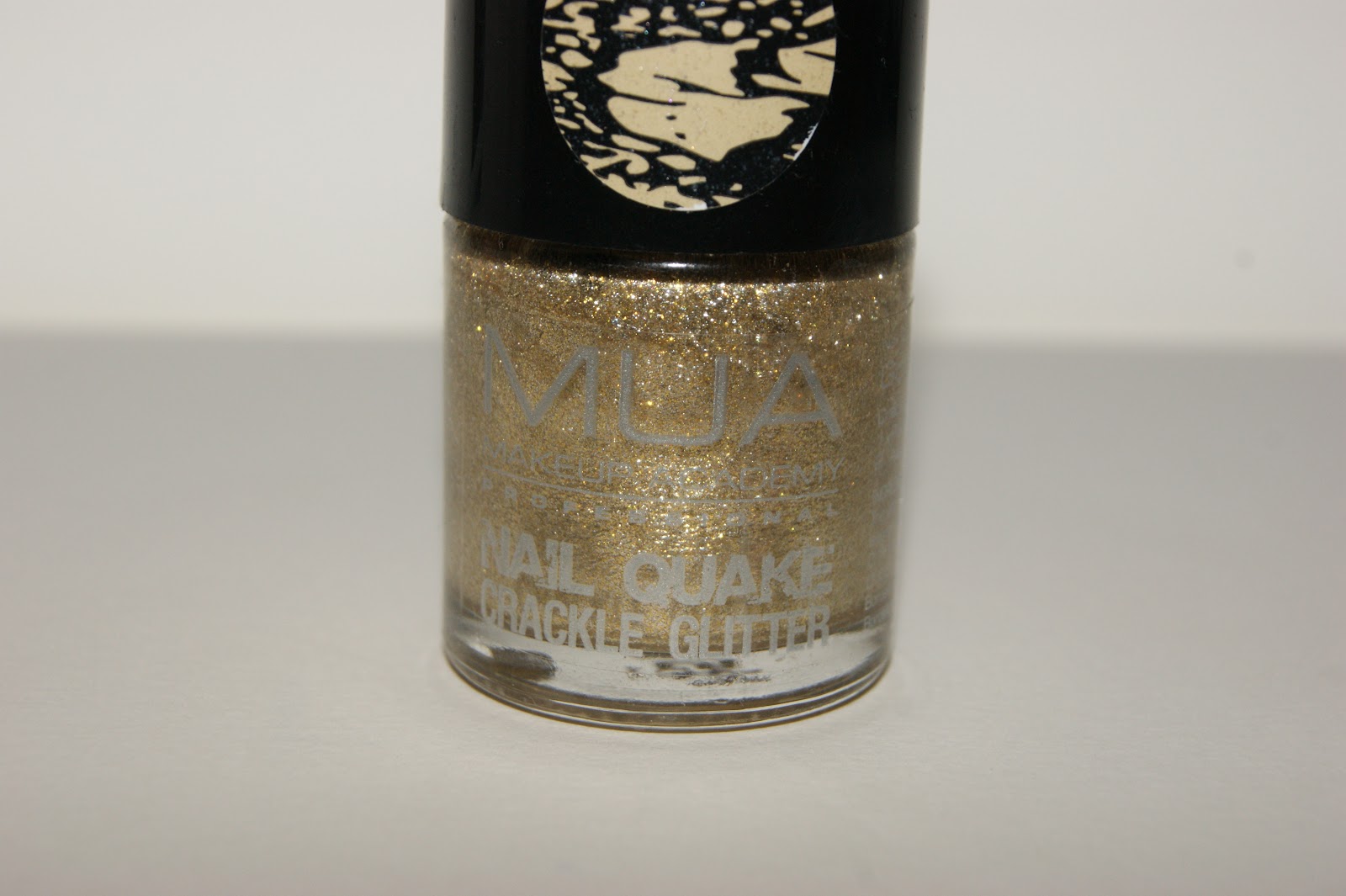 MUA Glitter Nail Quake in Gold Review The Sunday Girl