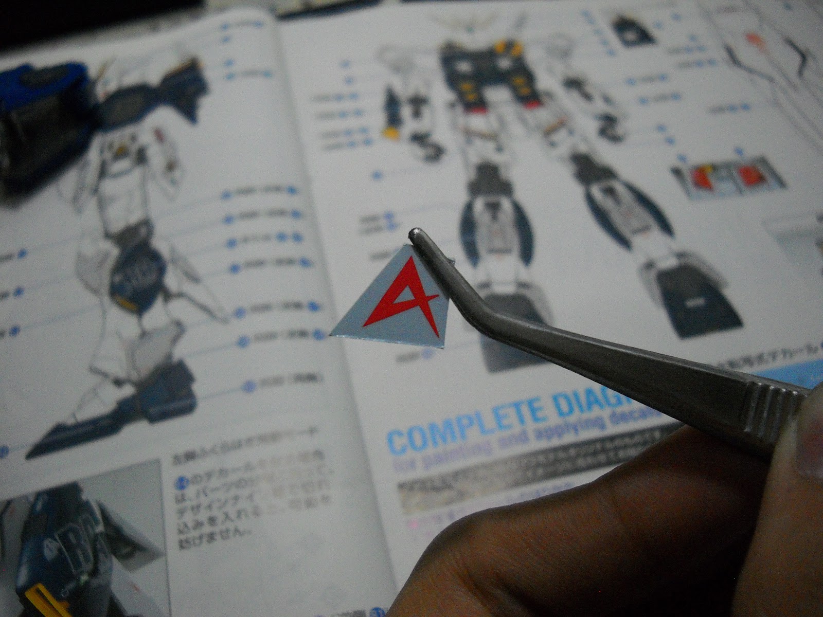 S S G U N P L A gundam tutorials how to apply water slide decals