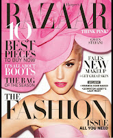 Gwen Stefani covers Harper's Bazaar USA,  September 2012 issue 