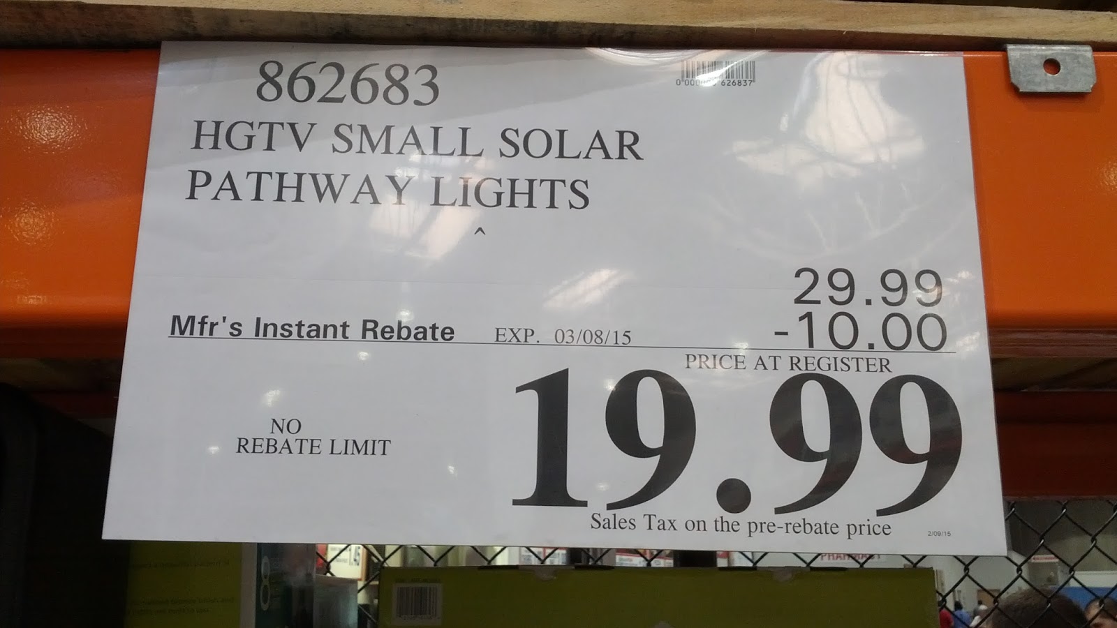 Hgtv Solar Pathway Lights Discount Ends 09 01 13