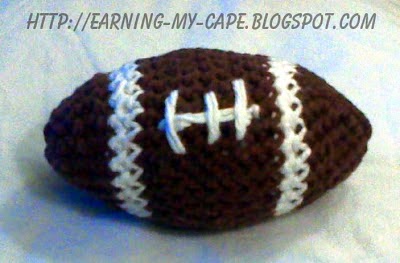 Oui Crochet: Little Crochet Football {Free Crochet Pattern}