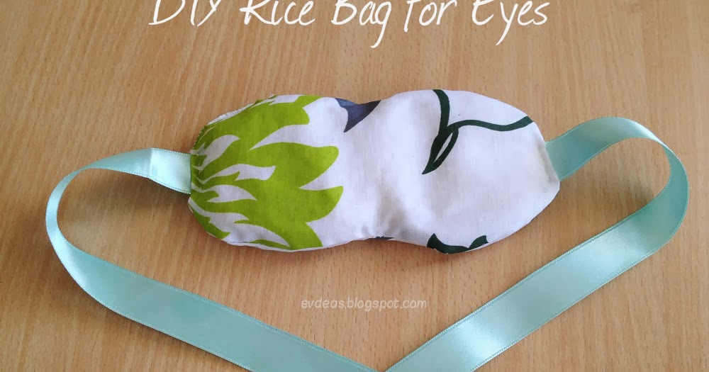 Homedeas DIY Rice Bag for Eyes