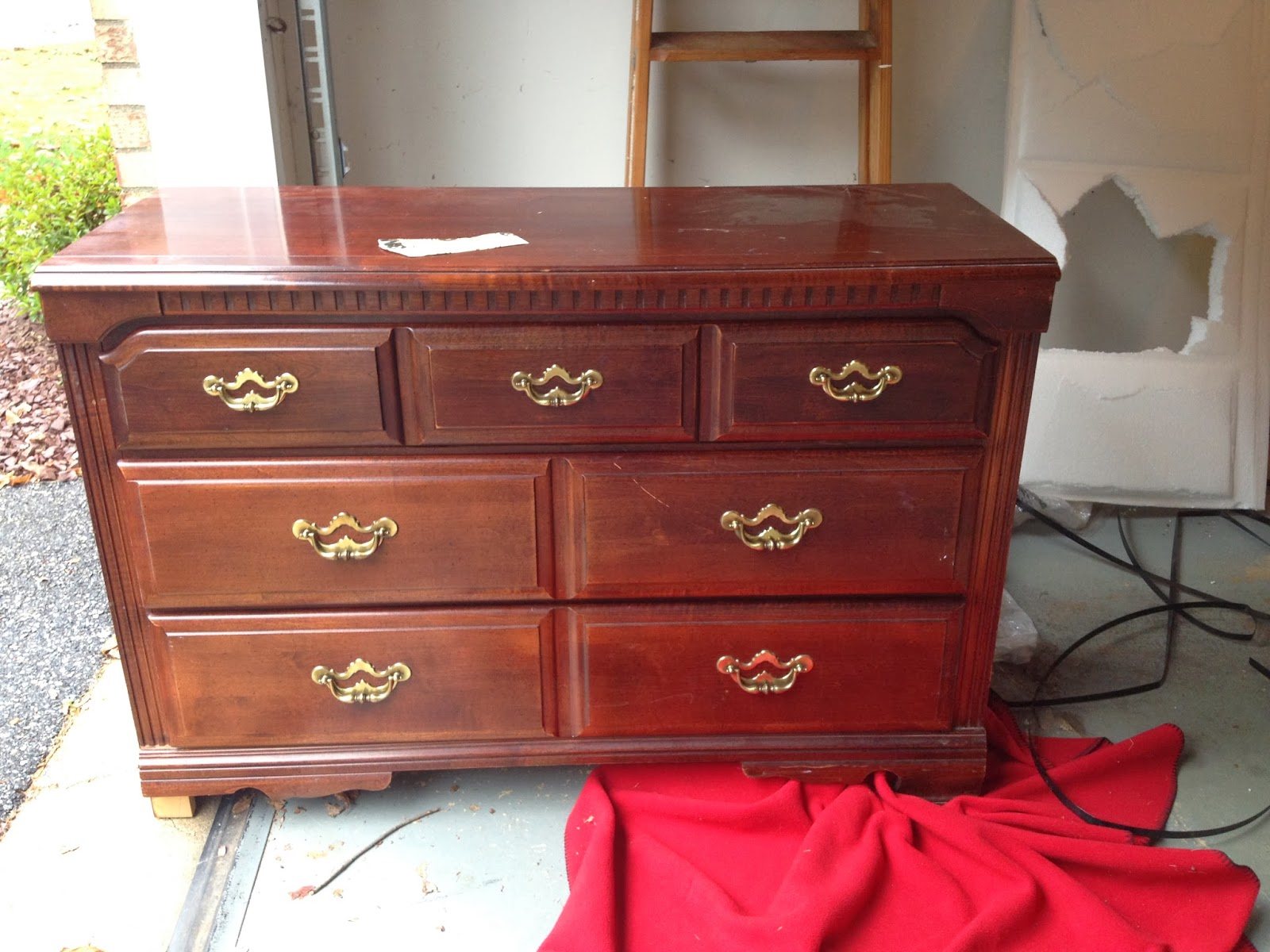 Two It Yourself Thrifted Dresser To Tv Stand Buffet Entryway Table