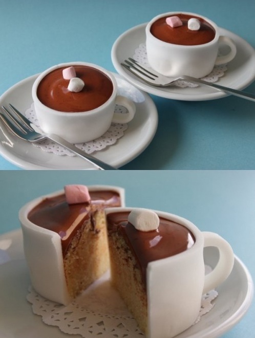 Coffee Cup Cupcakes