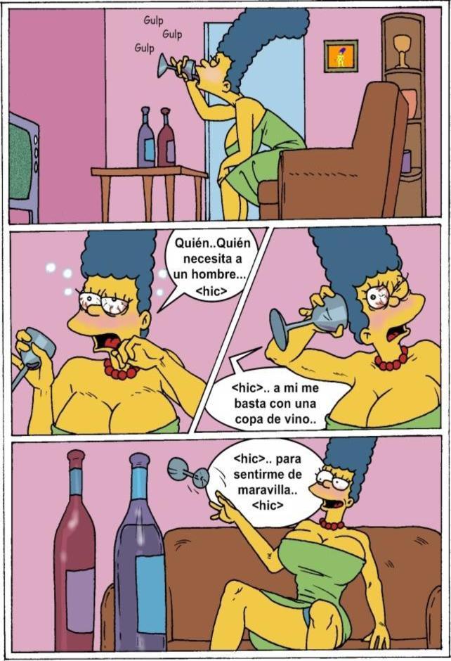 simpsons comic xxx (bart se aprovecha de marge ebria)