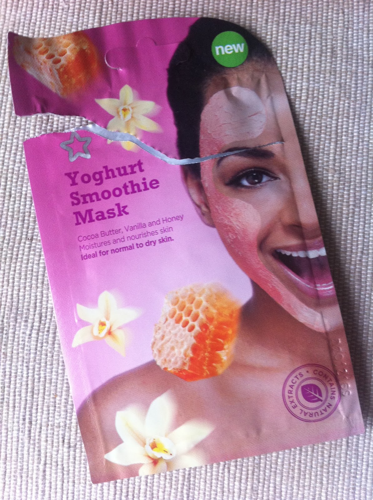 Superdrug Yoghurt Smoothie Face Mask Review BRITISH BEAUTY ADDICT