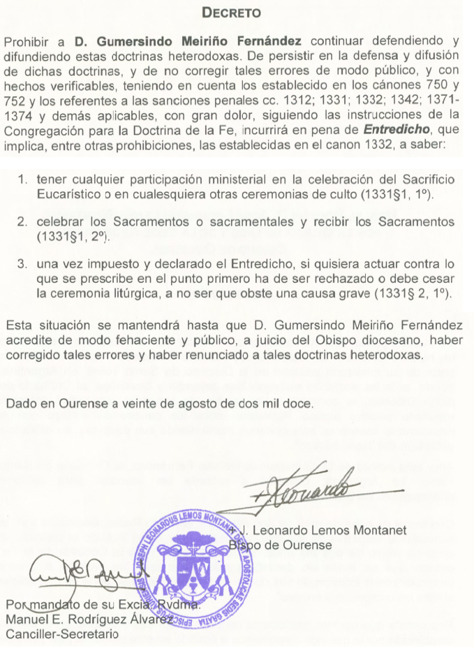 Opiniones de decreto