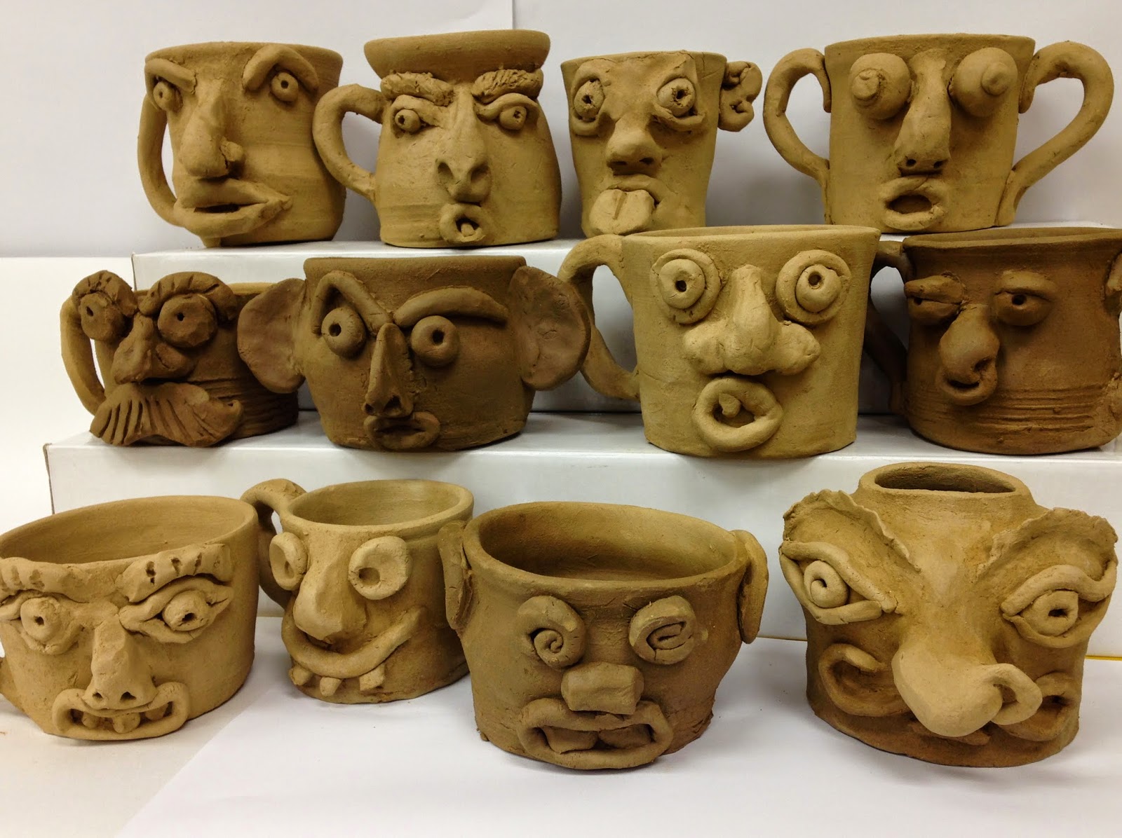 Kristen Applebee Face Pottery