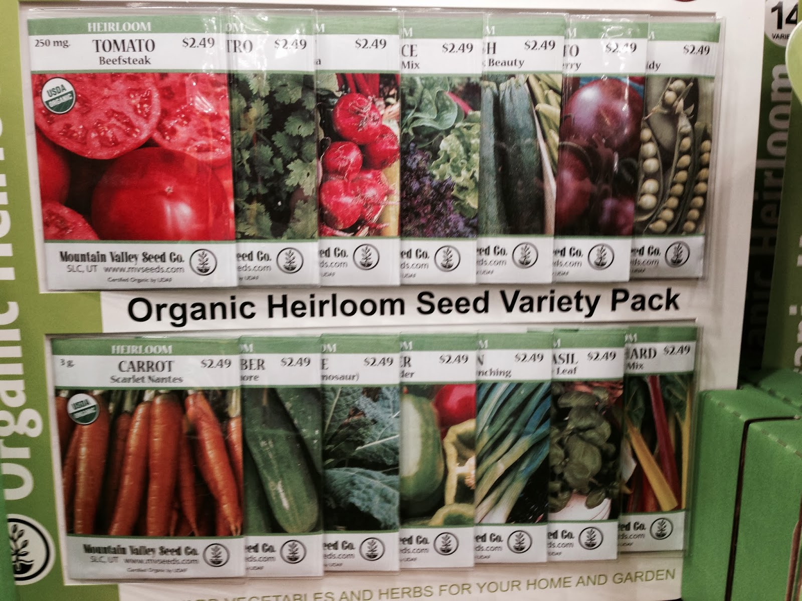 Grandma Fifi Independent Costco and Aldi Blog Organic Vegetable Seeds