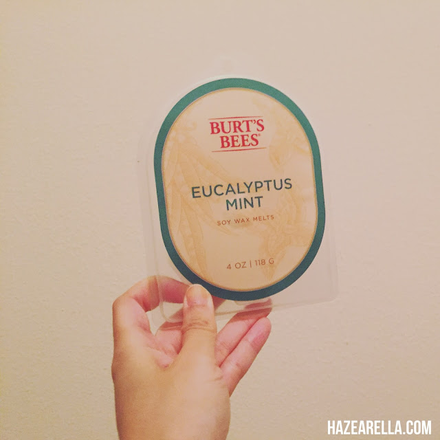 Review Burt's Bees Eucalyptus Mint Soy Wax Melts { hazearella