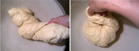 kneading with 'clothes wringing' method