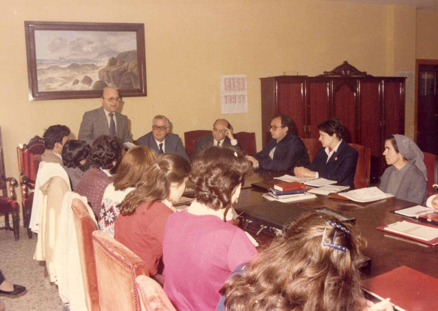 INSTITUTO POLITÉCNICO DE FORMACIÓN PROFESIONAL REYES DE ESPAÑA. CURSO 1981/82.