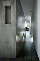 Shiga Narrow Urban Promenade House Design With Concrete Walls And Upper Bridge Shiga Narrow Urban Promenade House Design With Concrete Walls And Upper Bridge