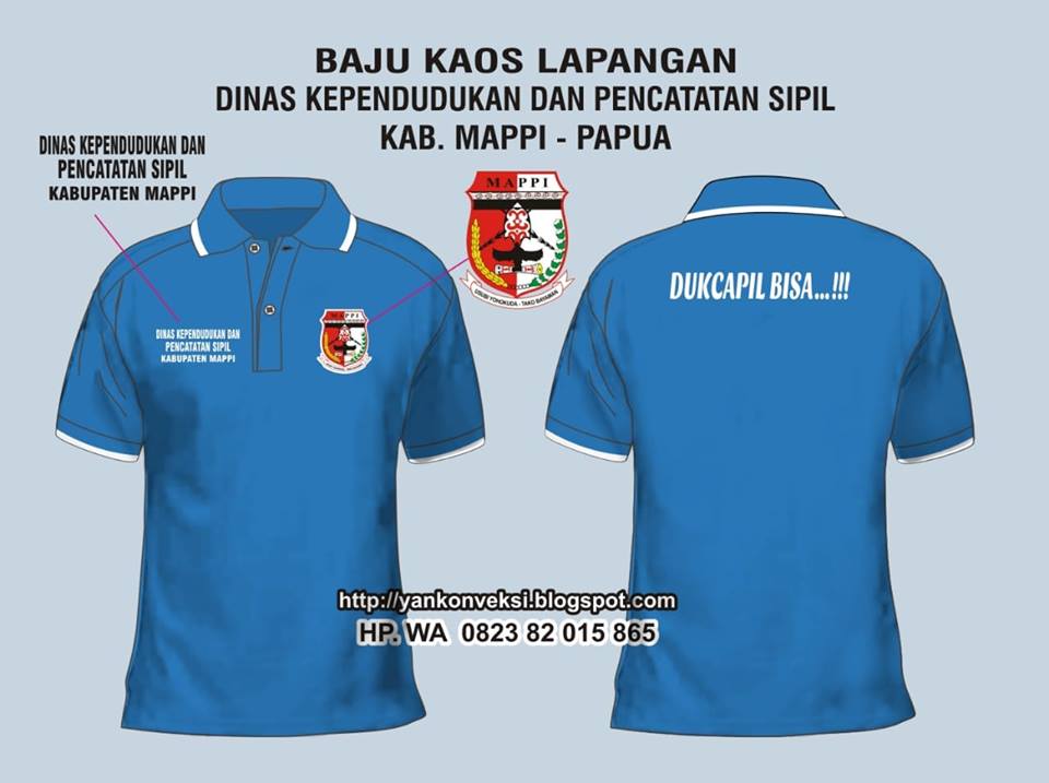 BAJU KAOS LAPANGAN DUKCAPIL