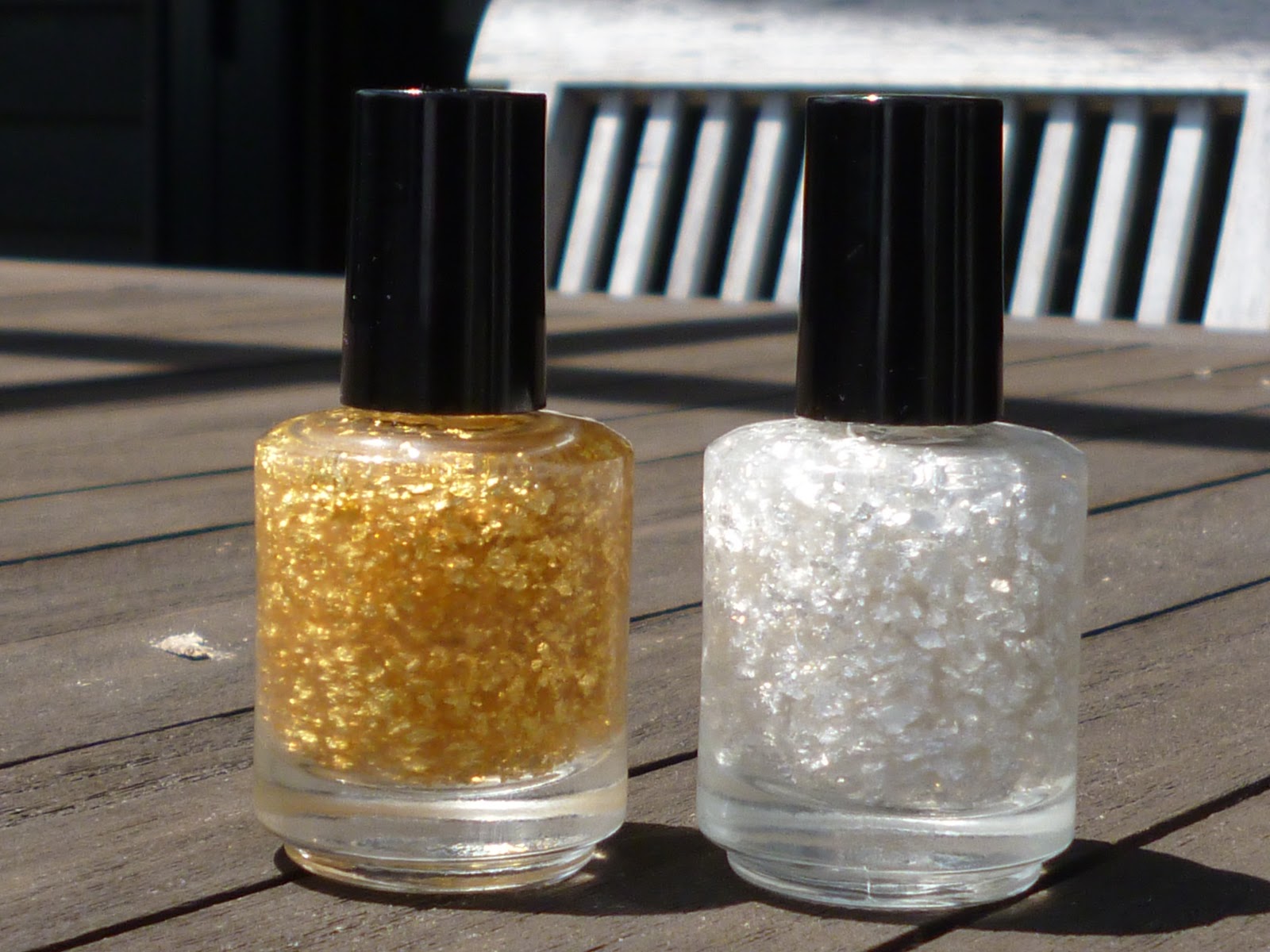 Nail Polish Anon DIY Gold & Silver Leaf Top Coats