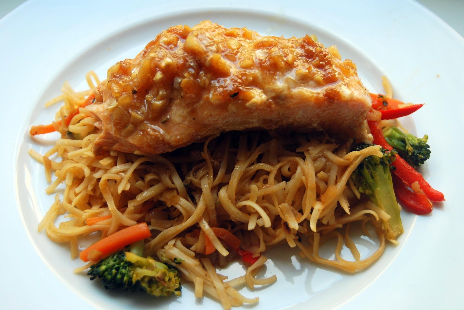 Motley Chew Asian Style Fish and Noodles