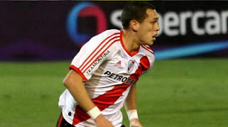 River Plate striker Lucas Ocampos